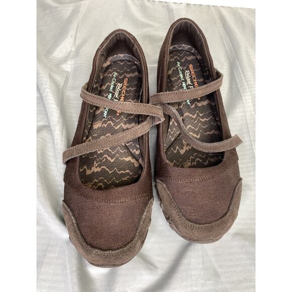 Skechers Womens Brown 49405 Relaxed Fit Air Cooled Memory Foam Shoes Size 8 - Picture 5 of 6